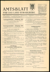 Amtsblatt für das Land Vorarlberg 19581011 Seite: 1