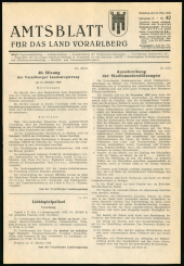 Amtsblatt für das Land Vorarlberg 19581018 Seite: 1