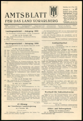 Amtsblatt für das Land Vorarlberg 19581206 Seite: 1