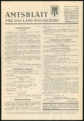 Amtsblatt für das Land Vorarlberg 19581210 Seite: 1