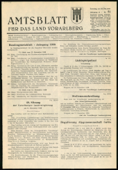 Amtsblatt für das Land Vorarlberg