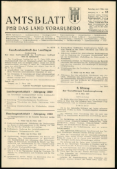 Amtsblatt für das Land Vorarlberg 19590307 Seite: 1