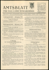 Amtsblatt für das Land Vorarlberg 19590328 Seite: 1