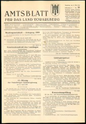 Amtsblatt für das Land Vorarlberg