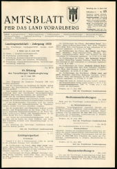 Amtsblatt für das Land Vorarlberg 19590620 Seite: 1