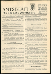 Amtsblatt für das Land Vorarlberg