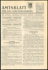 Amtsblatt für das Land Vorarlberg 19590801 Seite: 1