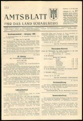 Amtsblatt für das Land Vorarlberg 19600723 Seite: 1