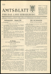 Amtsblatt für das Land Vorarlberg 19600730 Seite: 1