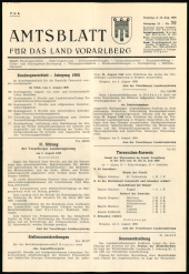 Amtsblatt für das Land Vorarlberg 19600813 Seite: 1