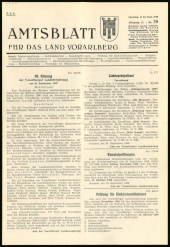 Amtsblatt für das Land Vorarlberg 19600924 Seite: 1