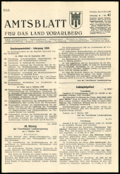 Amtsblatt für das Land Vorarlberg 19601008 Seite: 1