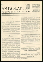 Amtsblatt für das Land Vorarlberg 19601022 Seite: 1