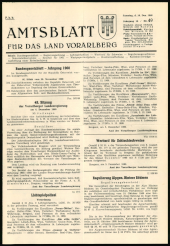 Amtsblatt für das Land Vorarlberg 19601210 Seite: 1