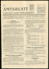 Amtsblatt für das Land Vorarlberg 19610121 Seite: 1