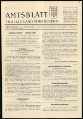 Amtsblatt für das Land Vorarlberg