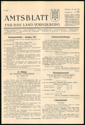 Amtsblatt für das Land Vorarlberg 19610812 Seite: 1