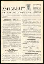 Amtsblatt für das Land Vorarlberg 19610930 Seite: 1