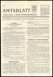 Amtsblatt für das Land Vorarlberg 19611021 Seite: 1