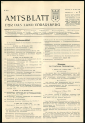 Amtsblatt für das Land Vorarlberg 19620113 Seite: 1