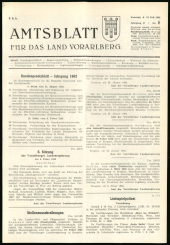 Amtsblatt für das Land Vorarlberg 19620210 Seite: 1