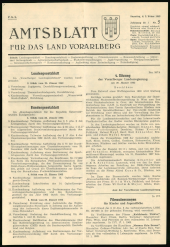 Amtsblatt für das Land Vorarlberg 19630202 Seite: 1