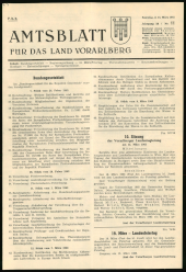 Amtsblatt für das Land Vorarlberg 19630316 Seite: 1