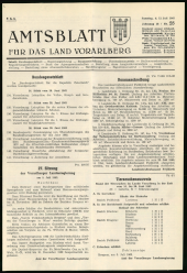 Amtsblatt für das Land Vorarlberg 19630713 Seite: 1