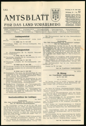 Amtsblatt für das Land Vorarlberg 19630727 Seite: 1