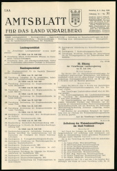 Amtsblatt für das Land Vorarlberg 19630803 Seite: 1