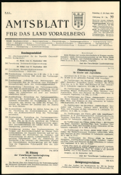 Amtsblatt für das Land Vorarlberg 19630928 Seite: 1