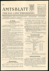 Amtsblatt für das Land Vorarlberg 19631026 Seite: 1