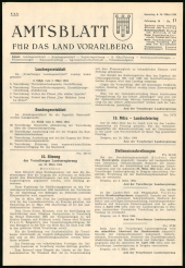 Amtsblatt für das Land Vorarlberg 19640314 Seite: 1