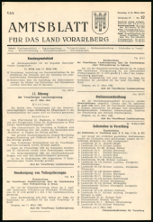 Amtsblatt für das Land Vorarlberg 19640321 Seite: 1