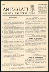 Amtsblatt für das Land Vorarlberg