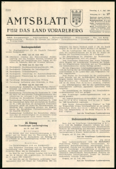 Amtsblatt für das Land Vorarlberg 19640704 Seite: 1