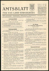 Amtsblatt für das Land Vorarlberg 19640801 Seite: 1