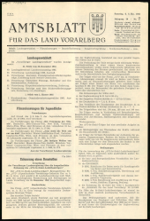 Amtsblatt für das Land Vorarlberg 19650109 Seite: 1