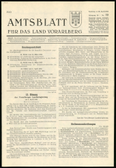 Amtsblatt für das Land Vorarlberg 19650410 Seite: 1