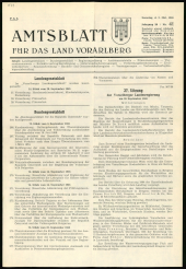 Amtsblatt für das Land Vorarlberg 19651002 Seite: 1