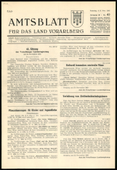 Amtsblatt für das Land Vorarlberg 19651127 Seite: 1