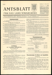 Amtsblatt für das Land Vorarlberg 19651204 Seite: 1