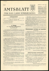 Amtsblatt für das Land Vorarlberg 19651211 Seite: 1