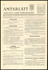 Amtsblatt für das Land Vorarlberg 19651218 Seite: 1