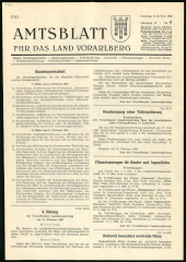 Amtsblatt für das Land Vorarlberg 19660226 Seite: 1