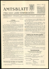 Amtsblatt für das Land Vorarlberg 19660305 Seite: 1