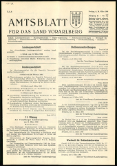 Amtsblatt für das Land Vorarlberg 19660318 Seite: 1