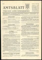 Amtsblatt für das Land Vorarlberg 19660409 Seite: 1