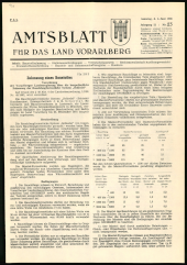 Amtsblatt für das Land Vorarlberg 19660604 Seite: 1