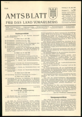 Amtsblatt für das Land Vorarlberg 19660723 Seite: 1